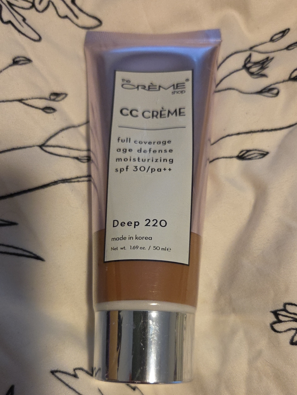 CC Crème Full Coverage Moisturizing SPF 30 - Deep 220 New